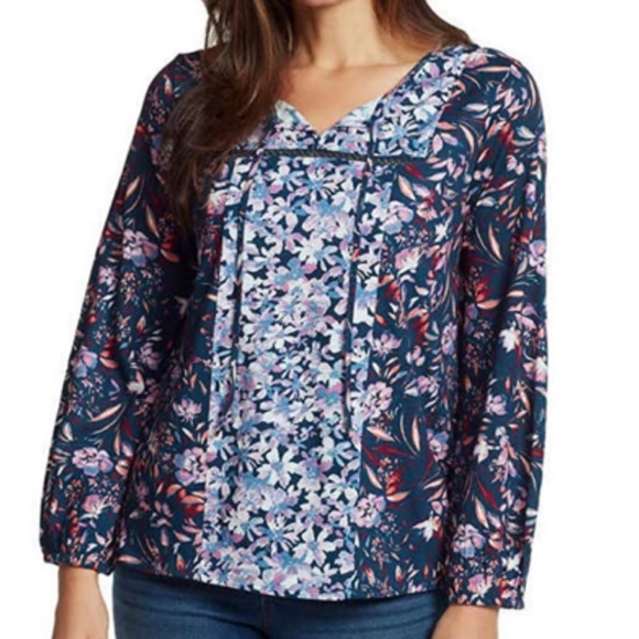 Vintage America - Peasant Top Sleeve Blouse - Picture 1 of 5